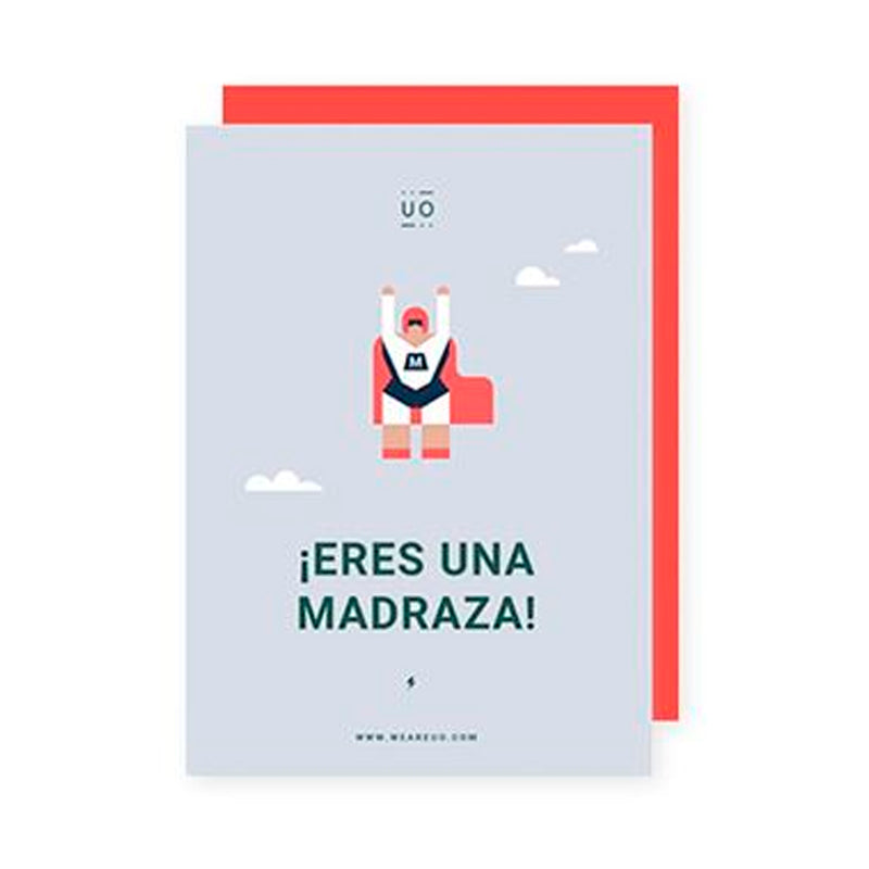 Postal UO - "Mamá, eres una madraza" 🦸‍♀️