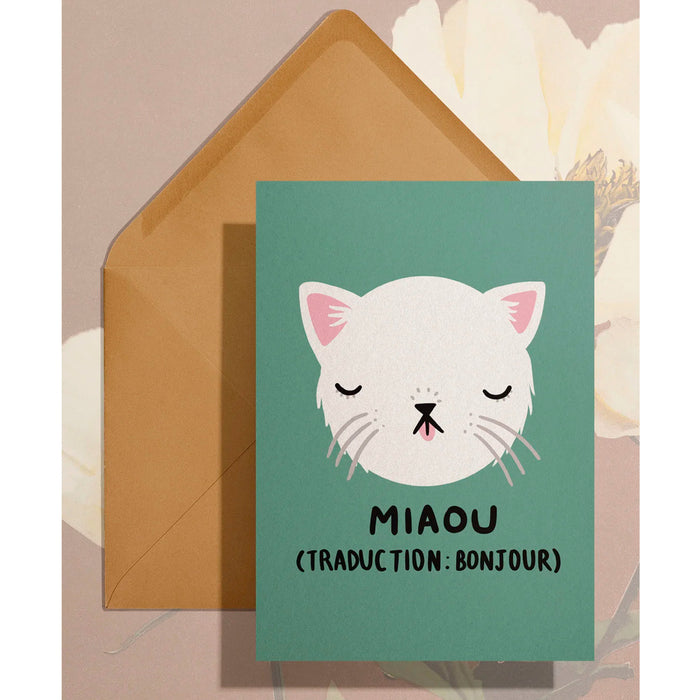Postal - Miaou 🐱