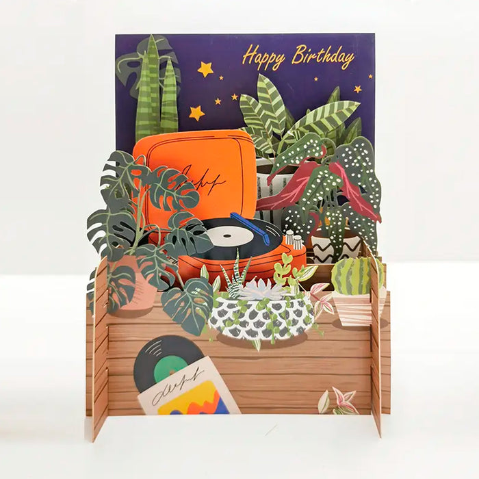 Postal 3D - Miniature World Tocadiscos 🎧🎶