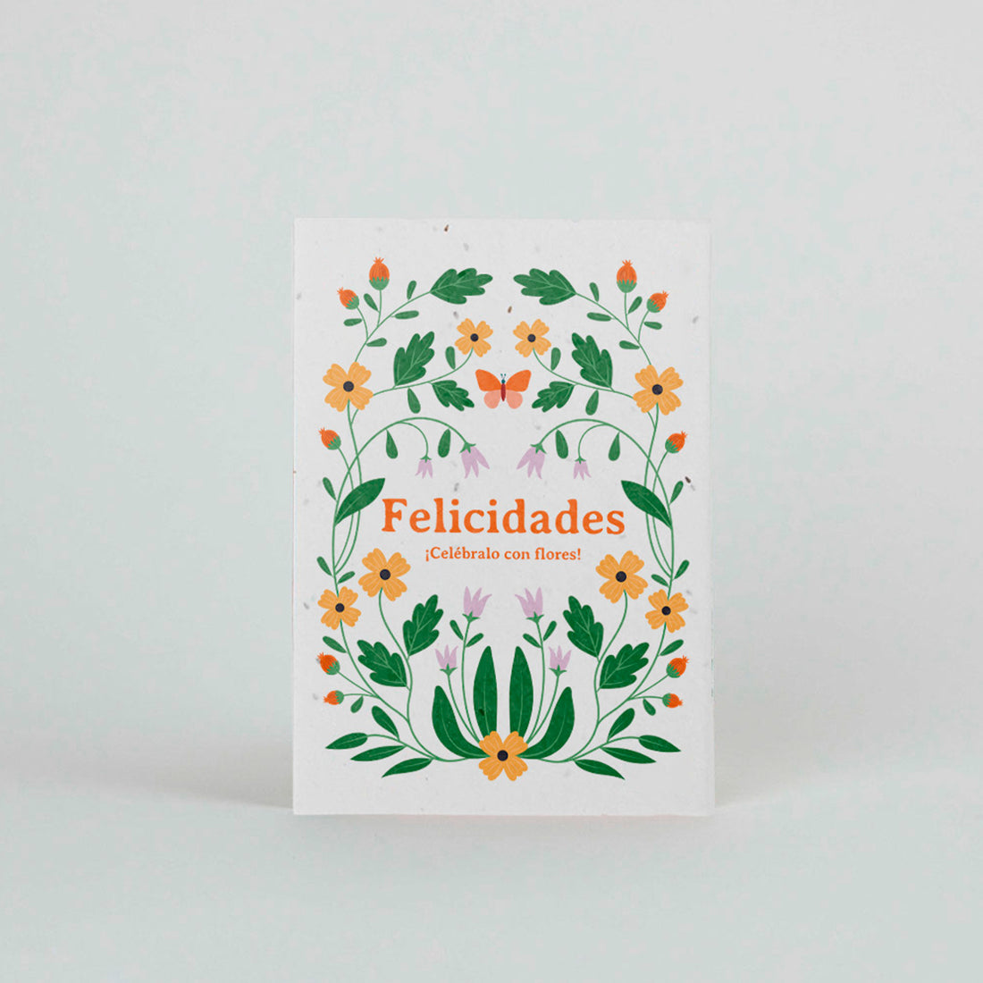 Postal plantable - "Felicidades"
