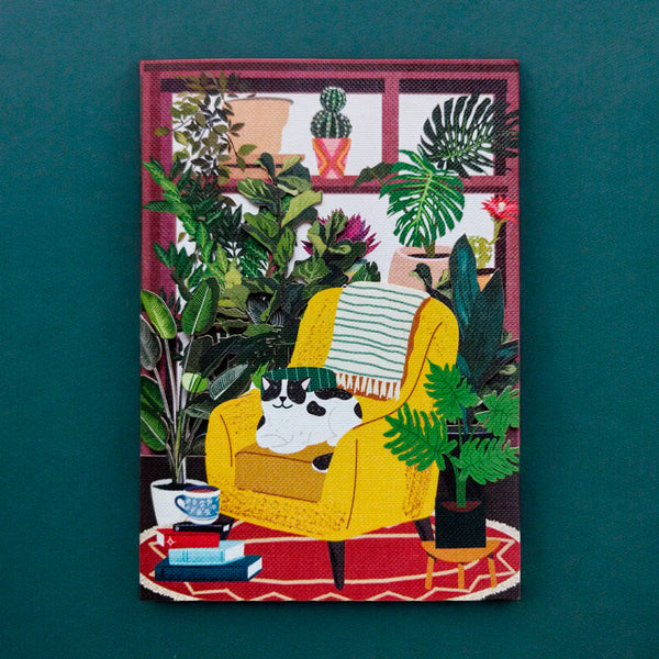 Postal - Gato y Sofá 🐱