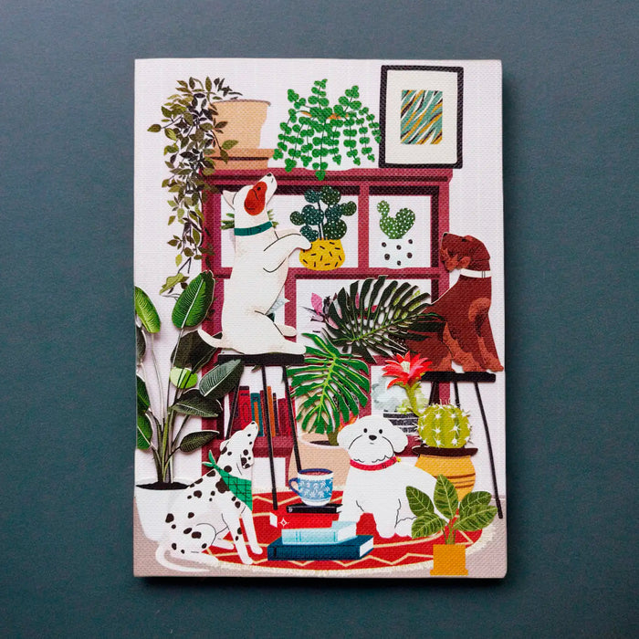 Postal - Estantería y Perros 🐶