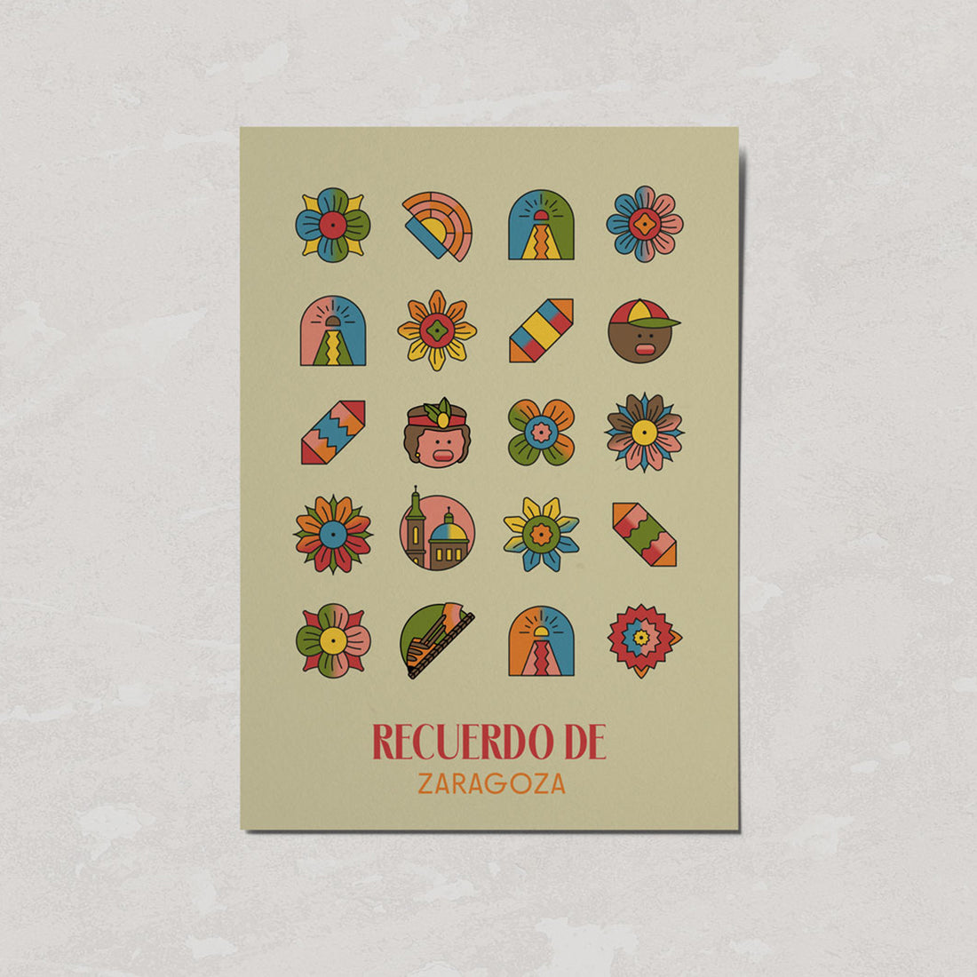 Postal - Recuerdo de Zaragoza