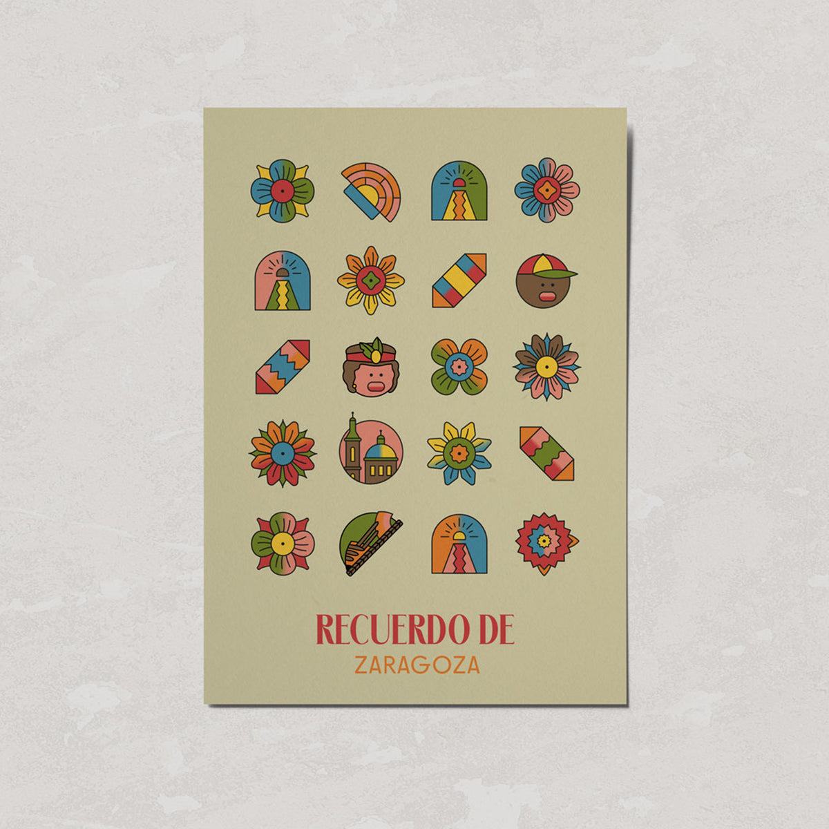 Postal - Recuerdo de Zaragoza