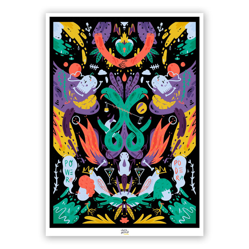 Print de Vera Galindo A4 - "Power"