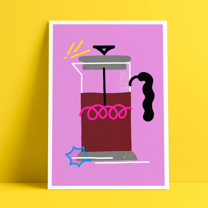 Print de Sara Marcos A3 - "Prensa francesa"