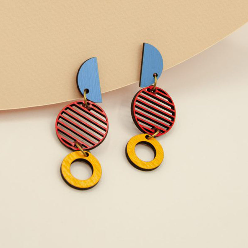 Pendientes Materia Rica - Primary colours