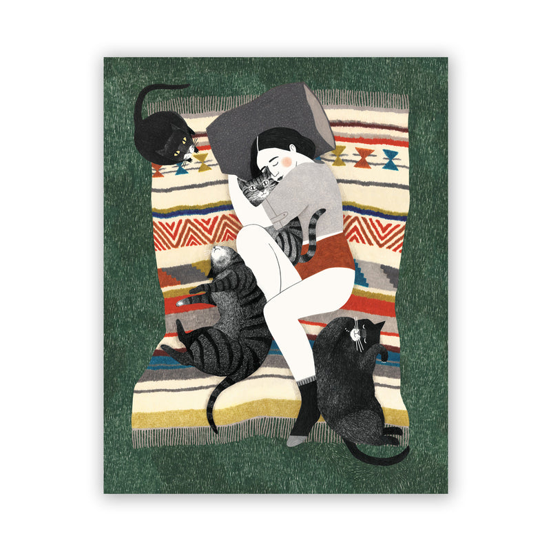 Print de Liekeland - "Kattenvrouw"