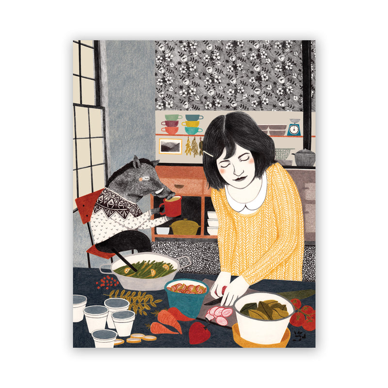 Print de Liekeland - "Keukenkameraad"