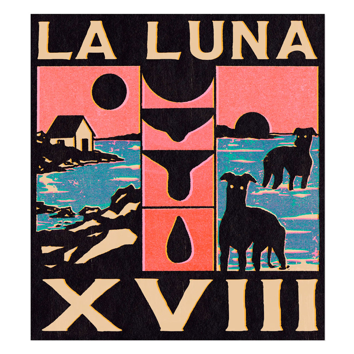 Print de Ro De Luisse Mediana - La Luna