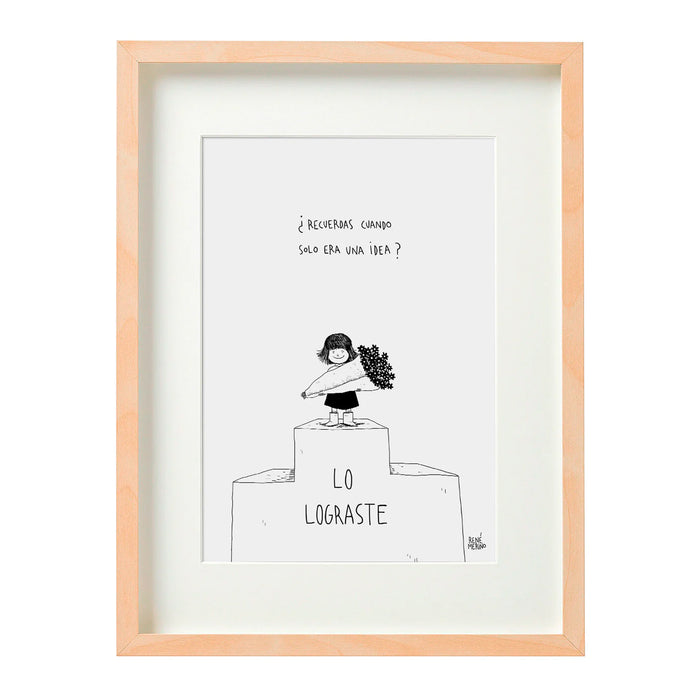Print de René Merino A4 - "Recuerdas"