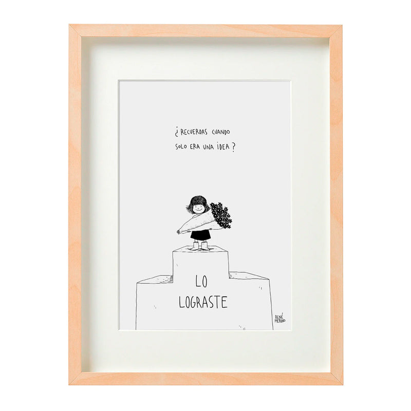Print de René Merino A4 - "Recuerdas"