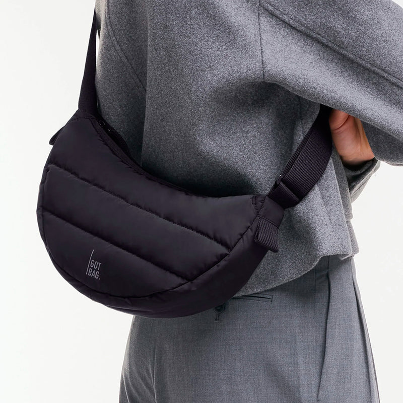 Bolso Got Bag - Puffer Moon Bag Small Black