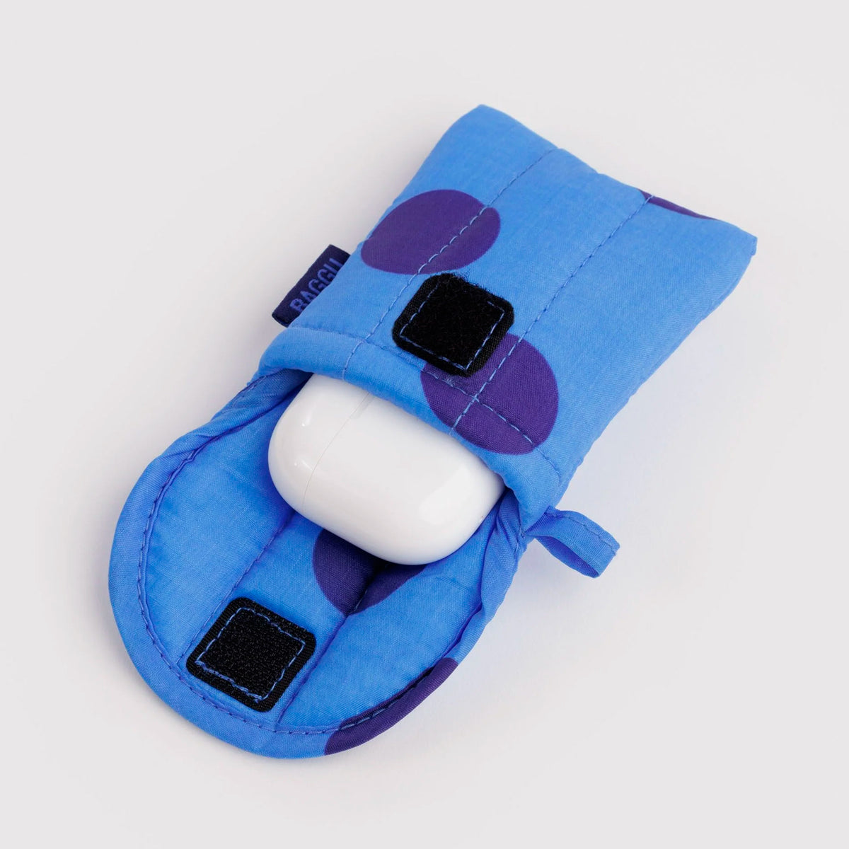 Funda auriculares inalámbricos Baggu - Blue Polka Dot