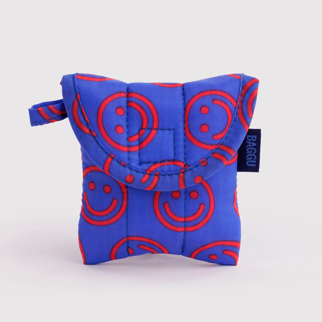 Funda auriculares inalámbricos Baggu - Mini Cobalt Happy