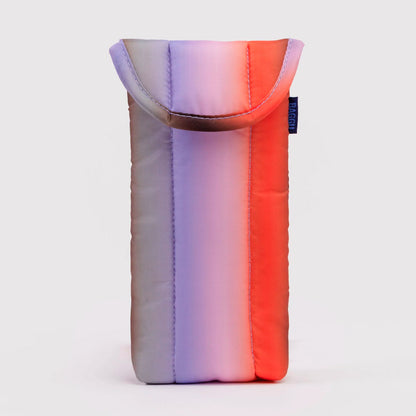 Funda de gafas acolchada Baggu - Gradient Stripe Poppy &amp; Lilac