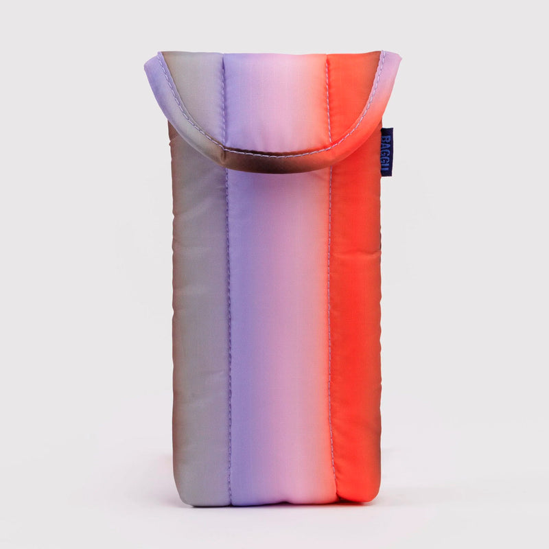 Funda de gafas acolchada Baggu - Gradient Stripe Poppy & Lilac
