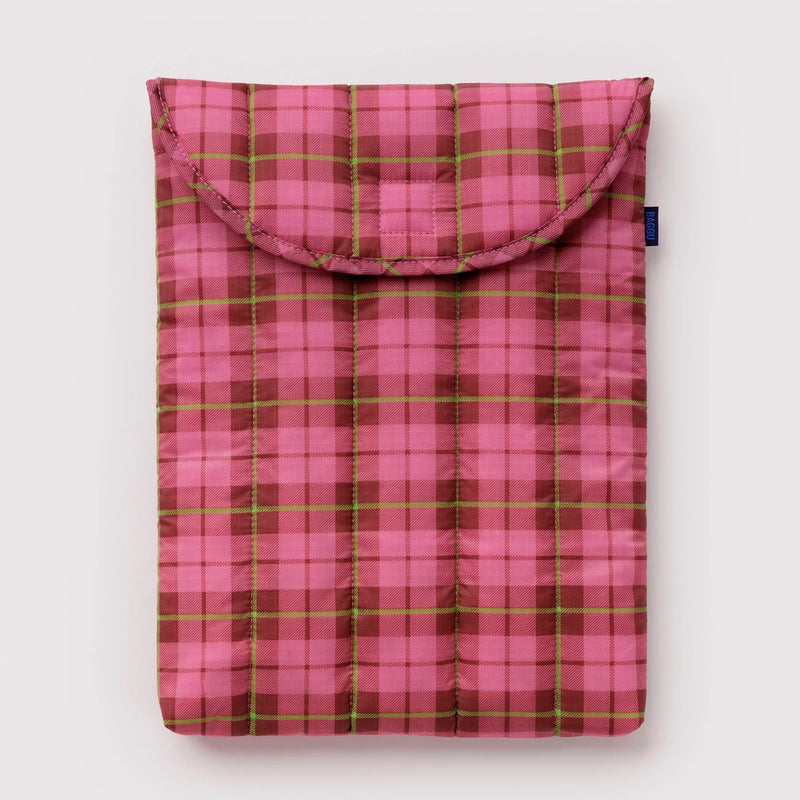 Funda portátil 13"/14" Baggu - Azalea Pink Tartan