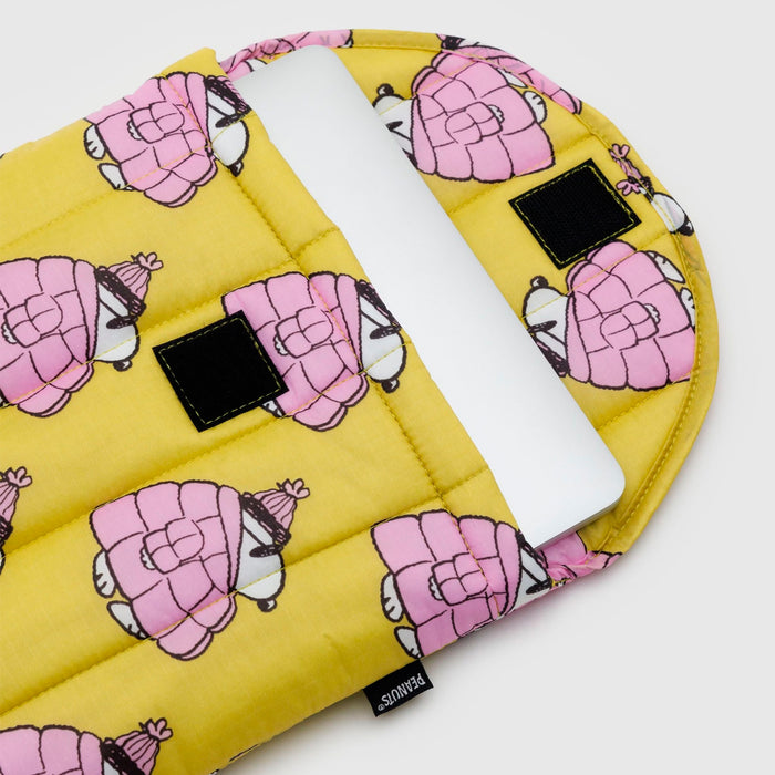 Funda portátil 13"/14" Baggu - Puffer Snoopy Pink