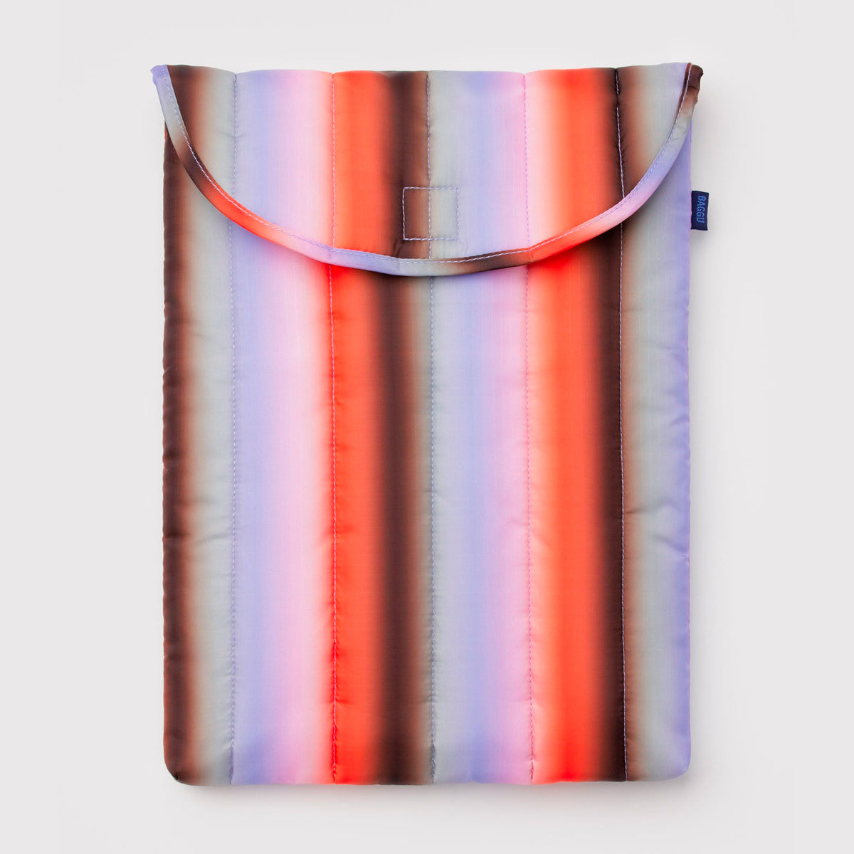 Funda portátil 16" Baggu - Gradient Stripe Poppy &amp; Lilac