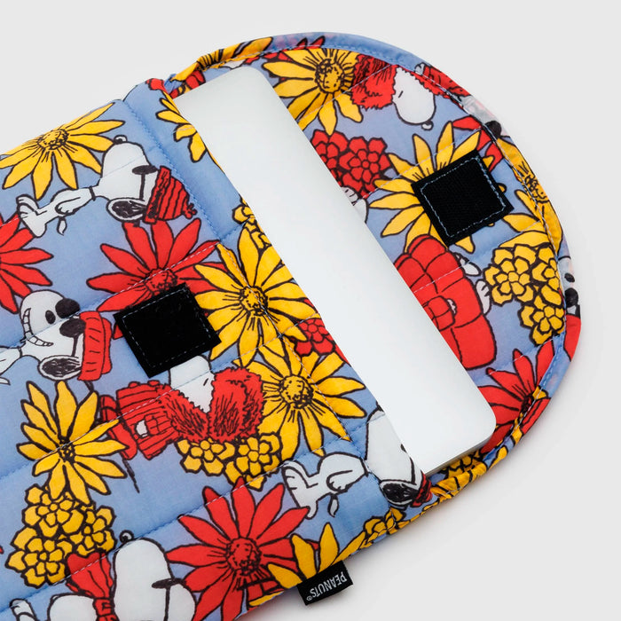 Funda portátil 13"/14" Baggu - Floral Snoopy