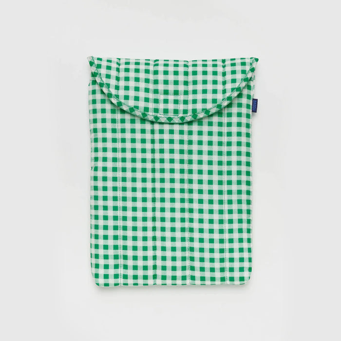 Funda portátil 13"/14" Baggu - Green Gingham