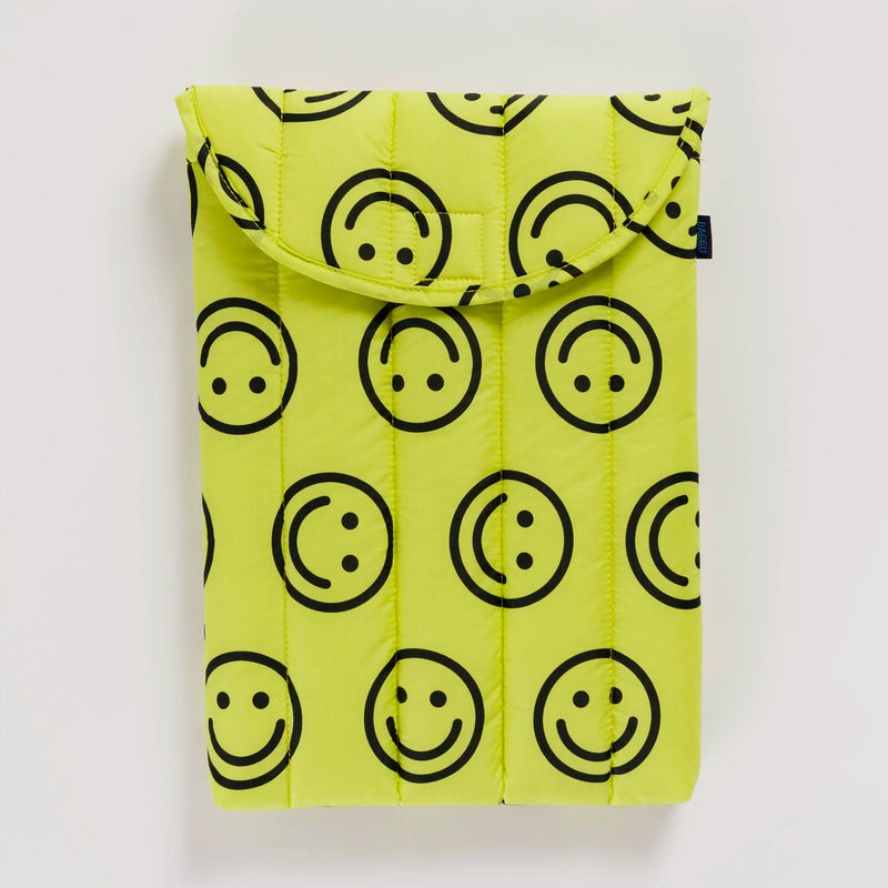 Funda portátil 13"/14" Baggu - Yellow Happy