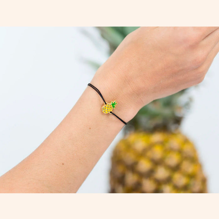 Pulsera charm - "Estoy colad@ por ti" 🍍