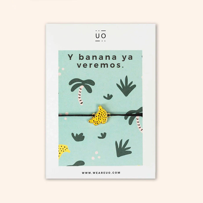 Pulsera charm - "¡Hazlo! Y banana ya veremos" 🍌