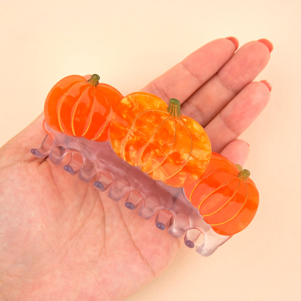 Pinza para el pelo - Calabaza