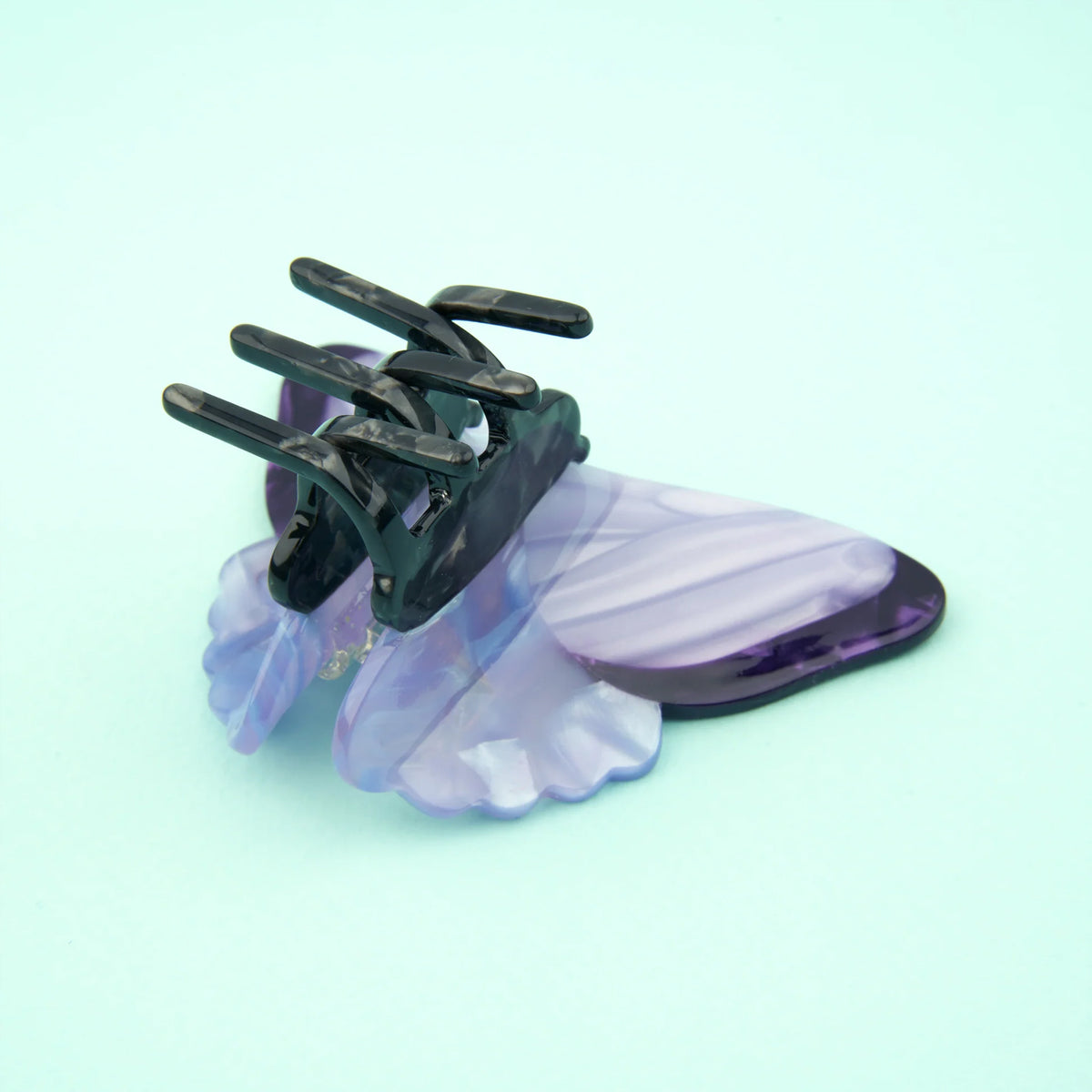 Pinza para el pelo - Mariposa morada