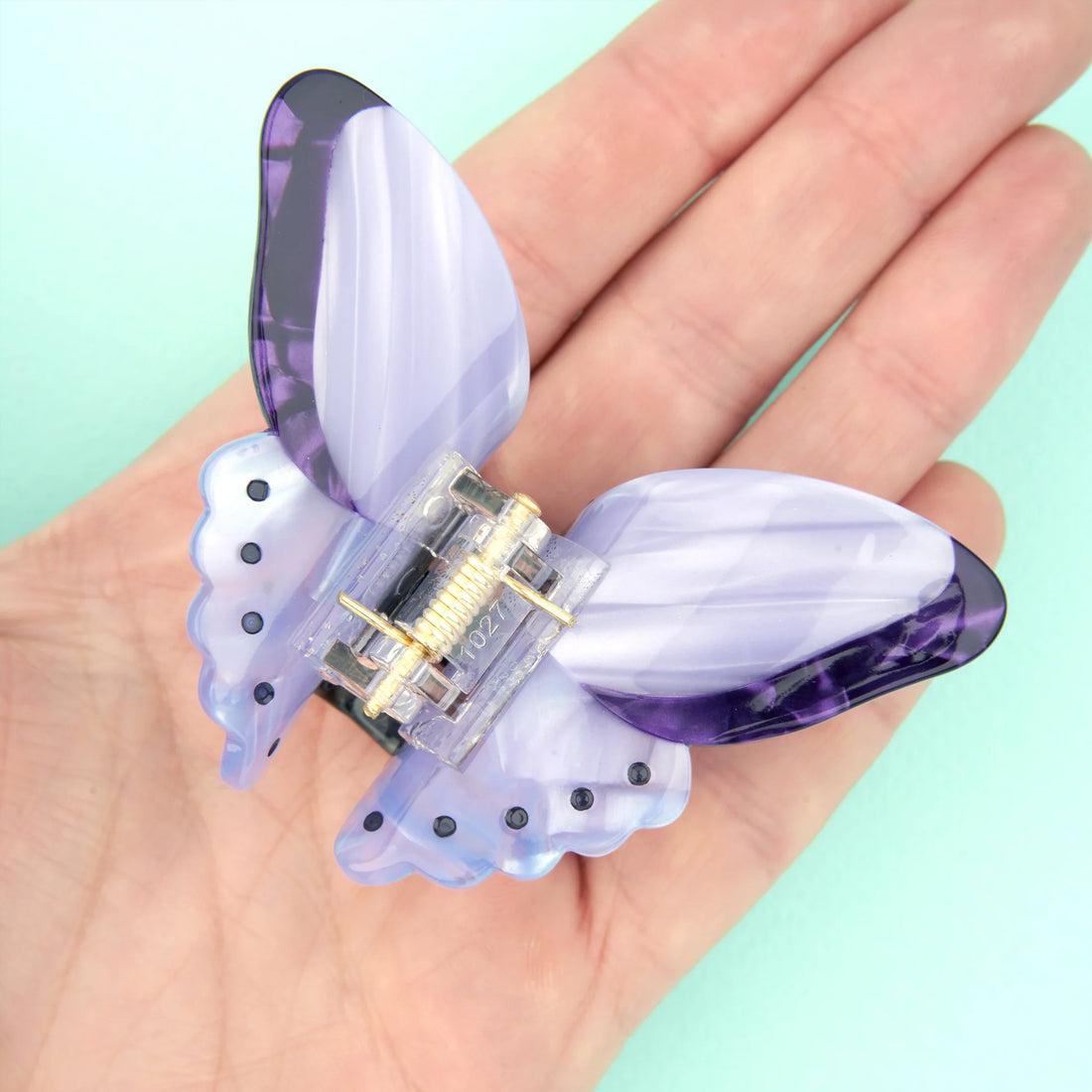 Pinza para el pelo - Mariposa morada