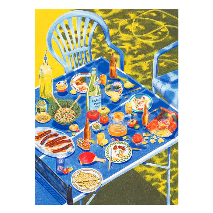 Puzzle - Manger dehors