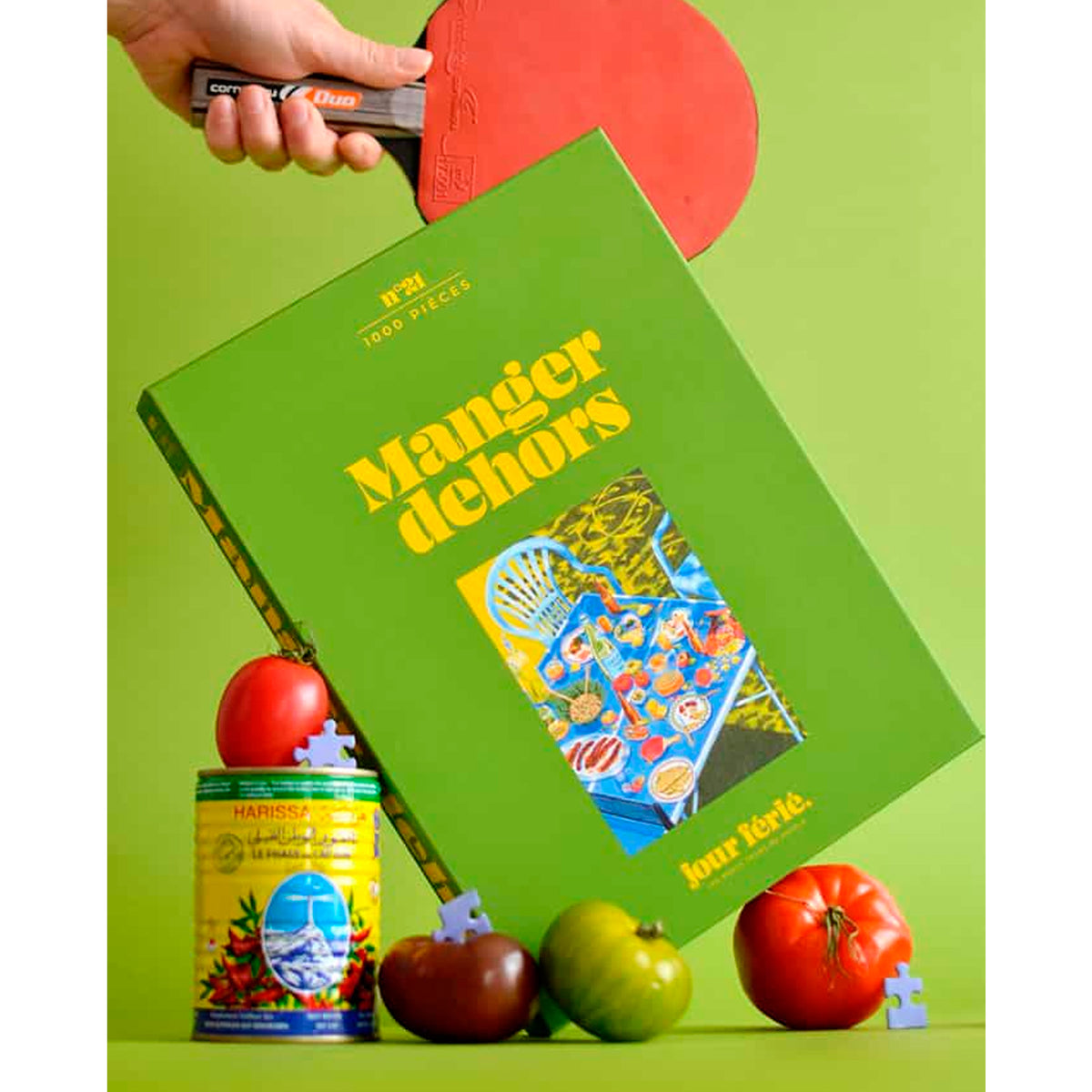 Puzzle - Manger dehors