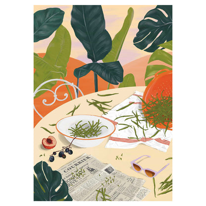 Puzzle - Les haricots verts
