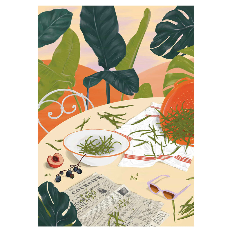 Puzzle - Les haricots verts