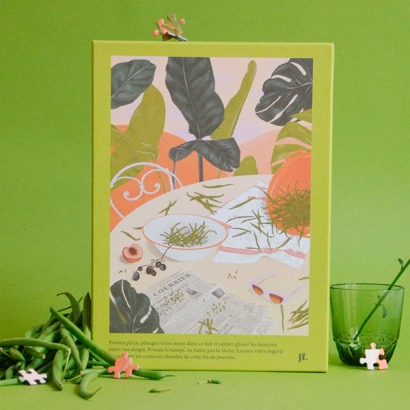 Puzzle - Les haricots verts