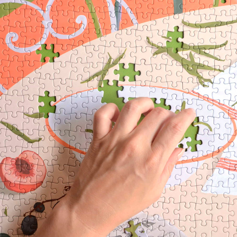 Puzzle - Les haricots verts