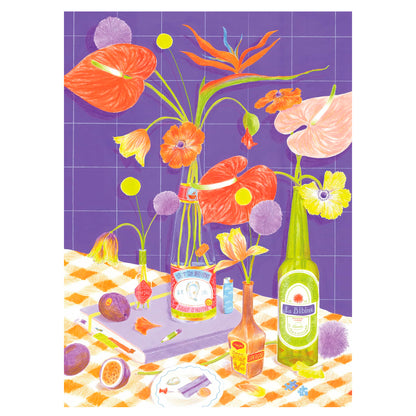 Puzzle - Des fleurs sur la table