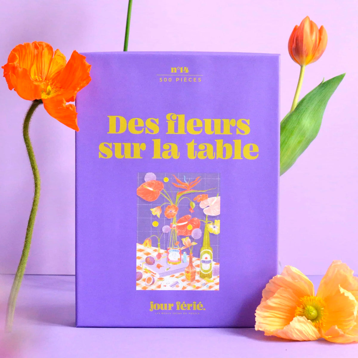Puzzle - Des fleurs sur la table