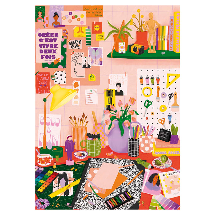 Puzzle - Du feutre sur les mains