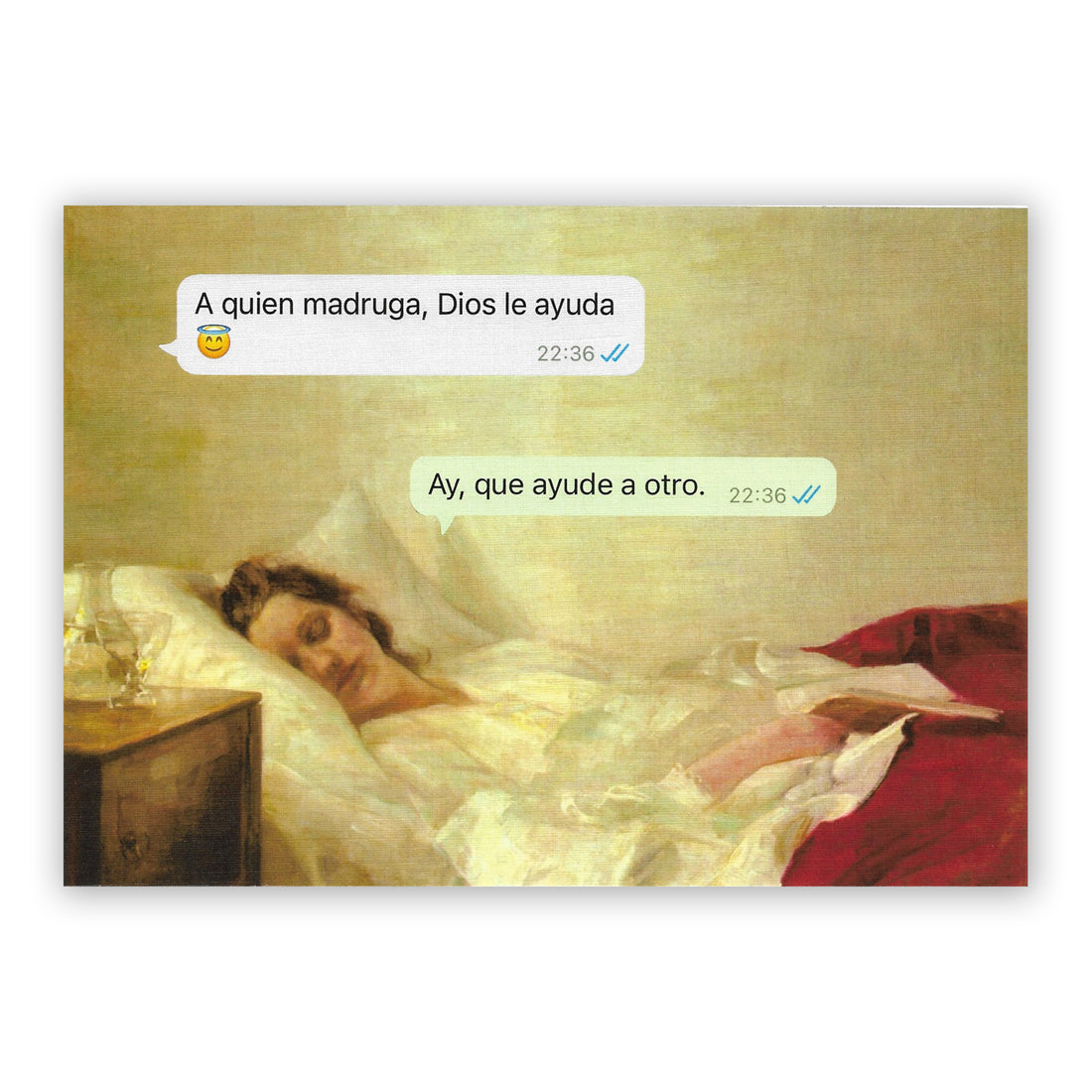 Print de La última croqueta A5 - "Que Ayude a Otro"
