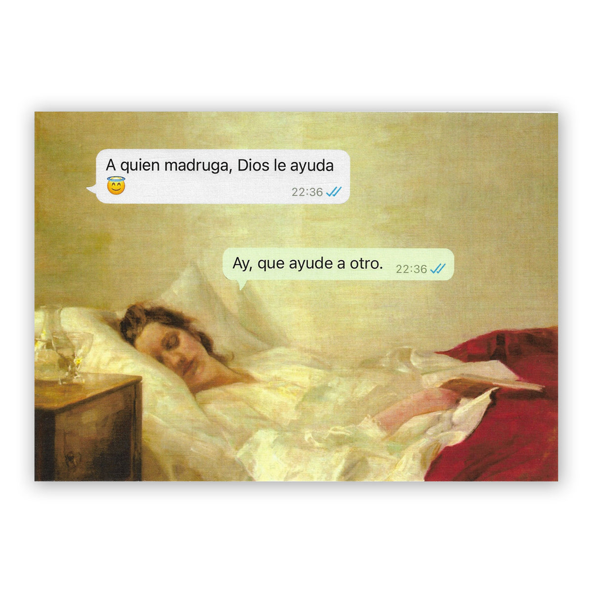 Print de La última croqueta A5 - "Que Ayude a Otro"