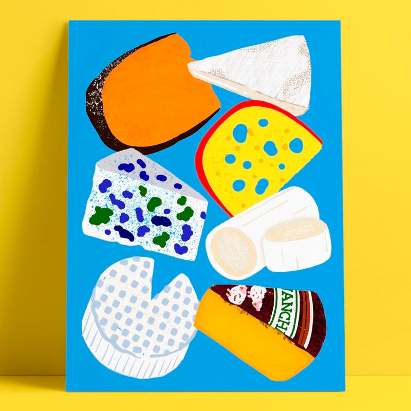 Print de Sara Marcos A3 - "Quesos" 🧀