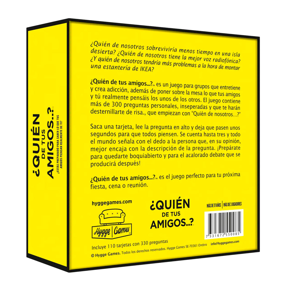 Juego de mesa - ¿Quién de tus amigos..?
