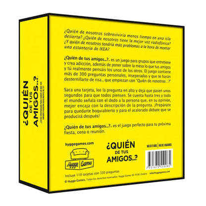 Juego de mesa - ¿Quién de tus amigos..?