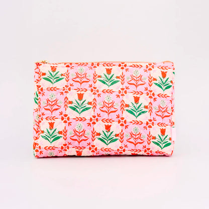 Neceser - Pink Tile Floral