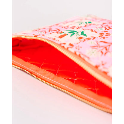 Neceser - Pink Tile Floral