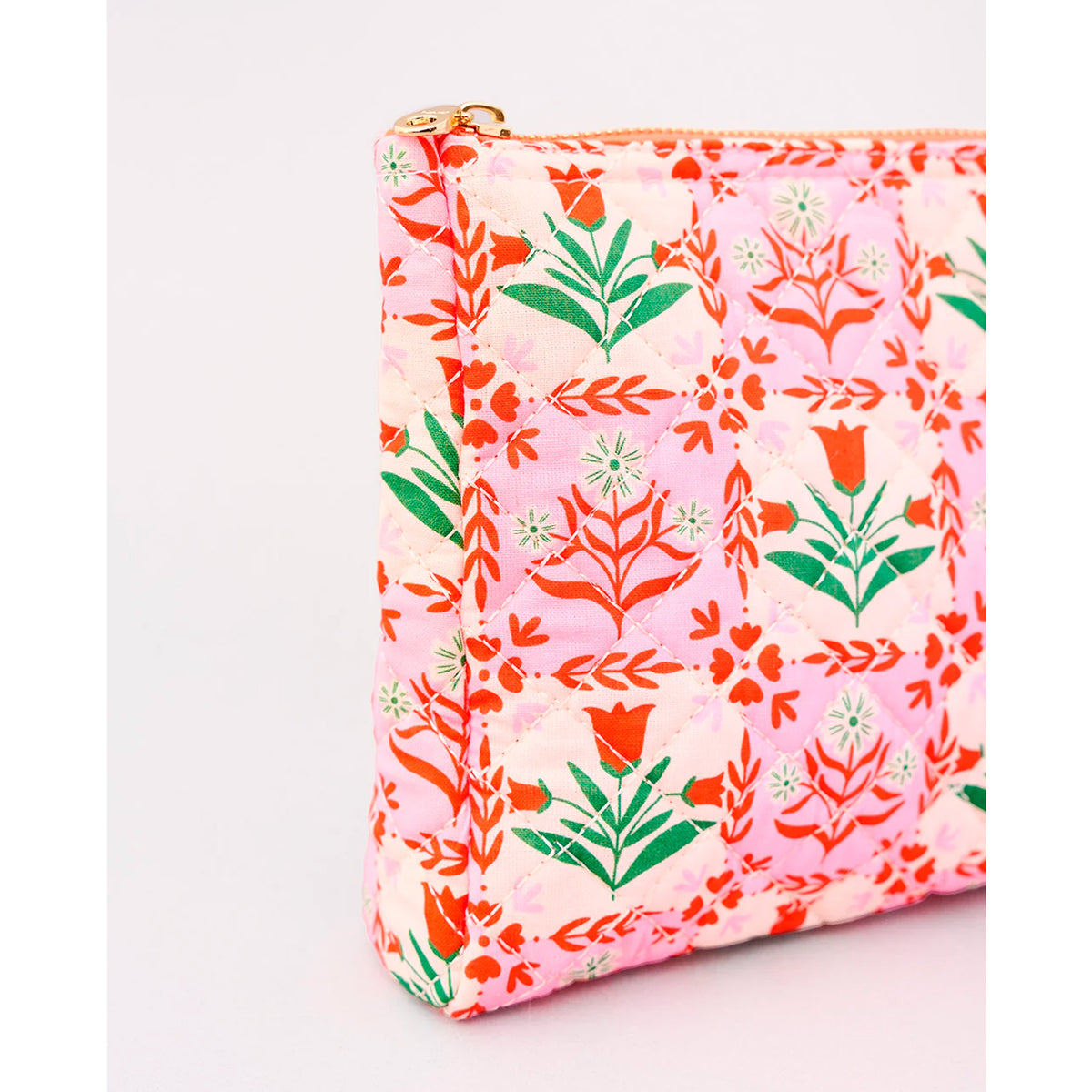 Neceser - Pink Tile Floral