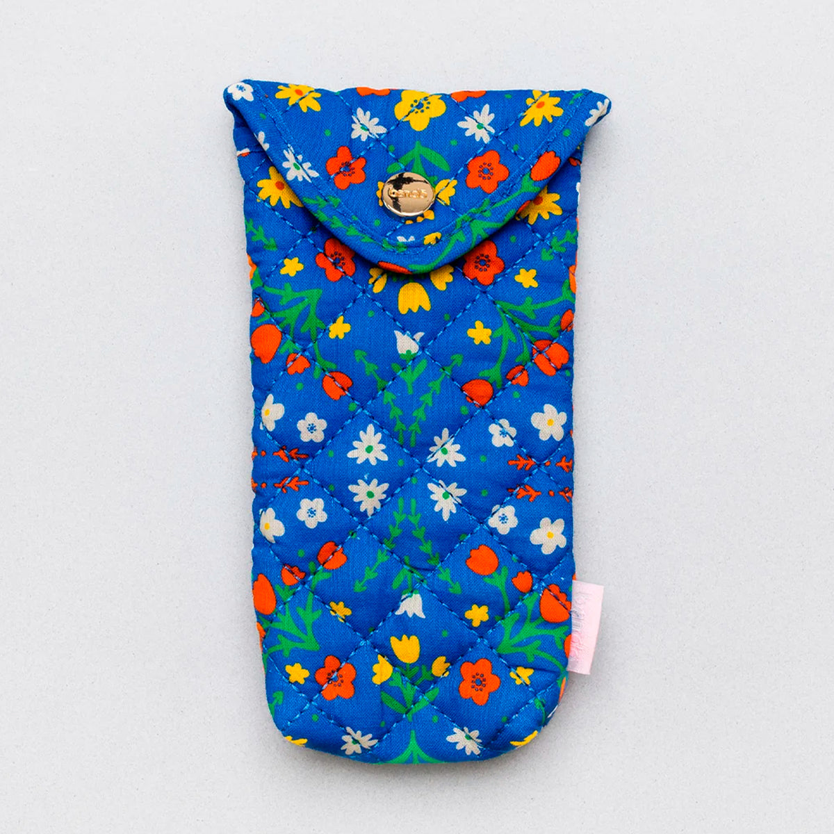 Funda de gafas acolchada - Blue Scandinavian Floral